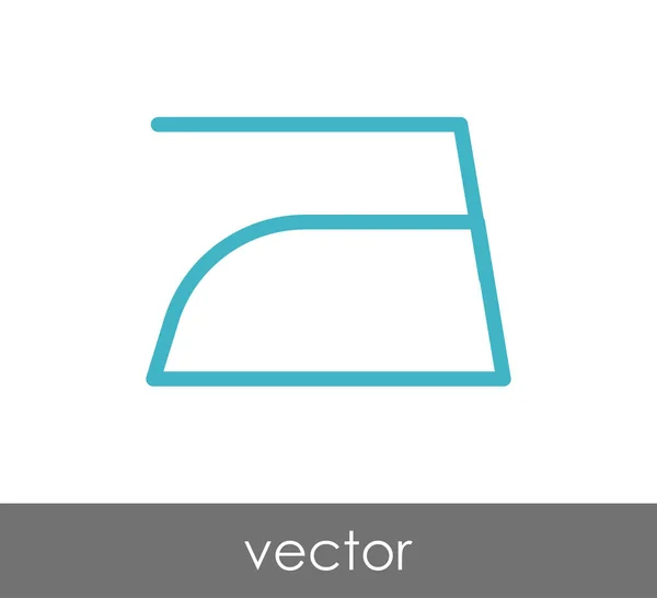 Icono de hierro ilustración — Vector de stock