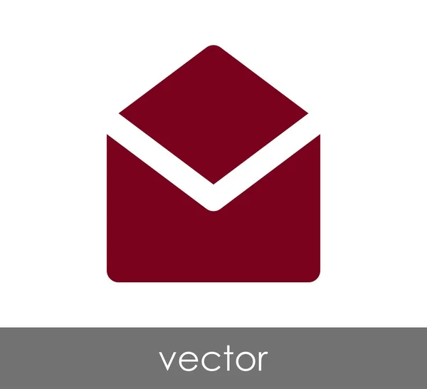 Ícone de sinal de envelope — Vetor de Stock