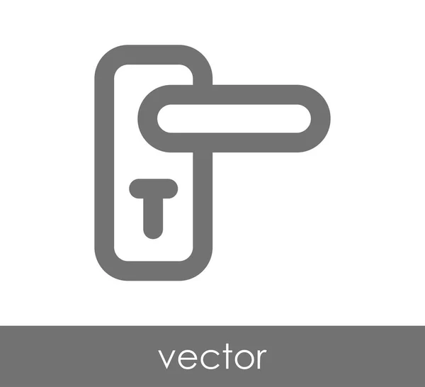 Pomo de puerta icono web — Vector de stock