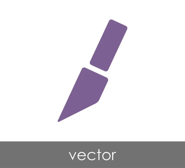 Design kés ikon — Stock Vector