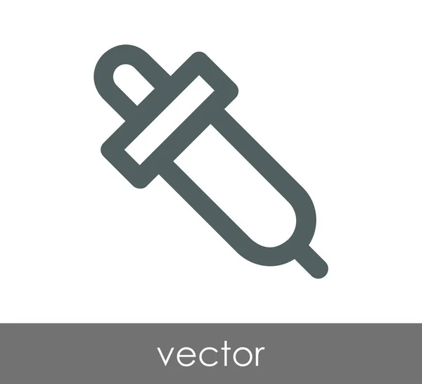 Cuentagotas icono web — Vector de stock