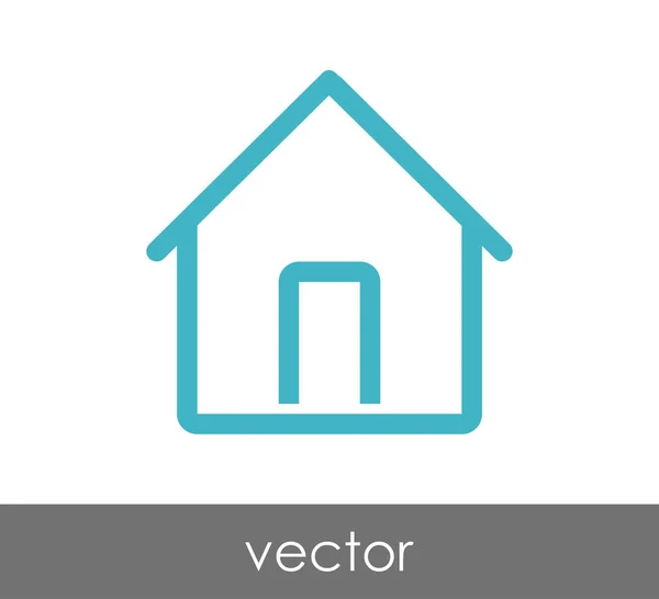 Ícone de construção home — Vetor de Stock