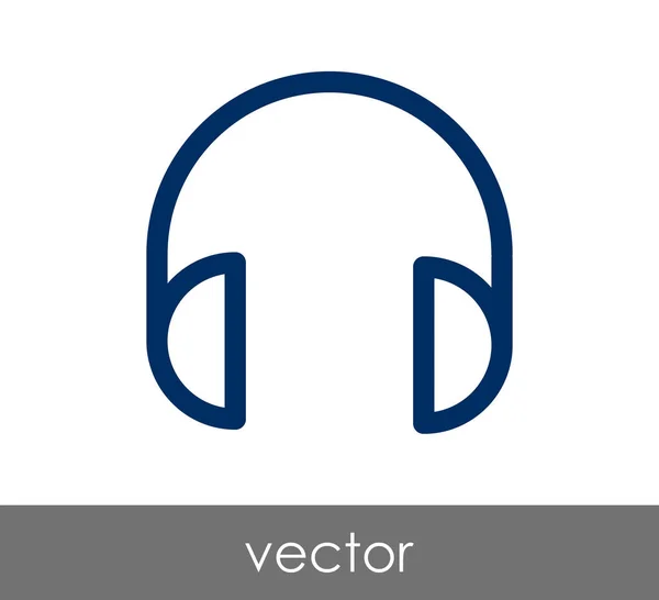 Fone de ouvido ícone simples — Vetor de Stock