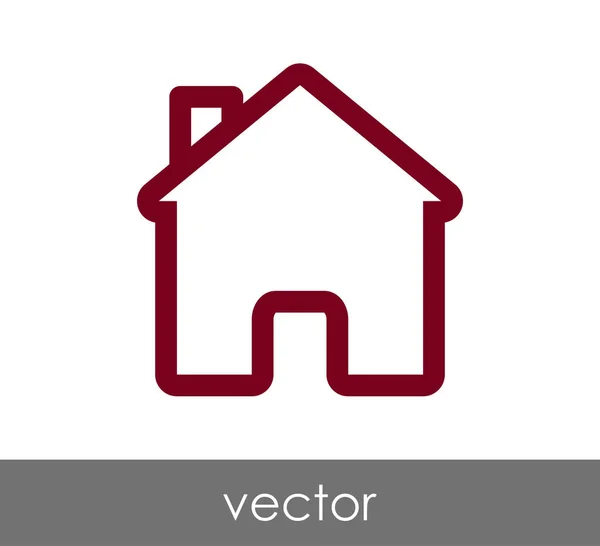 Ícone de construção home — Vetor de Stock