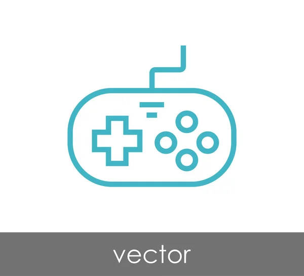 Joystick icono web — Vector de stock