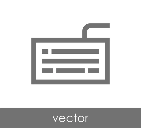 Projekt ikonę klawiatury — Wektor stockowy