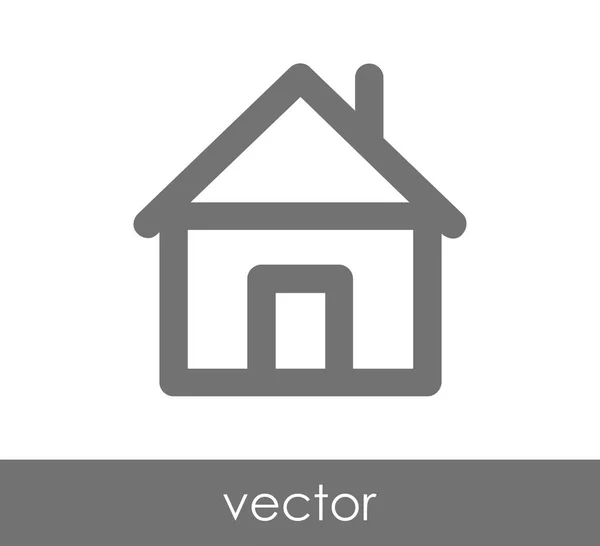 Home building icon — Stock Vector
