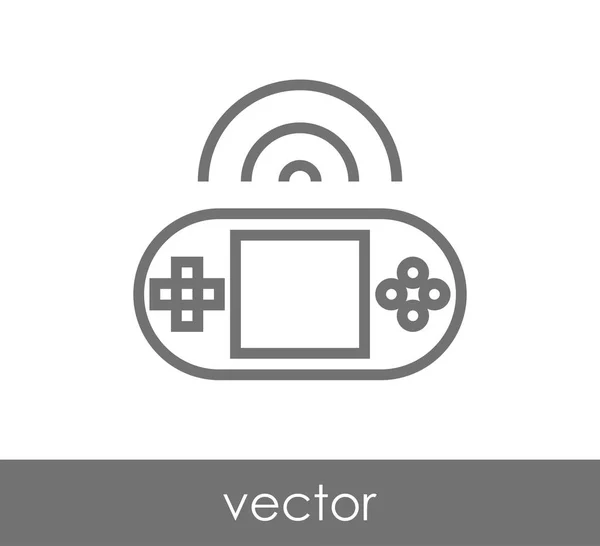 Joystick icono web — Vector de stock