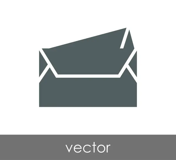 Signo de sobre icono — Vector de stock