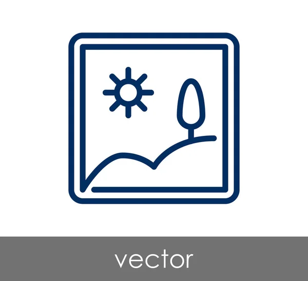 Ikona obdélníkového rámečku — Stockový vektor