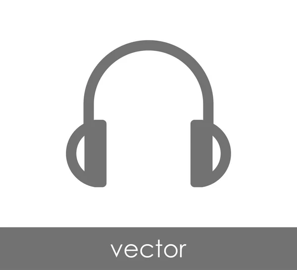 Tervez-ból fejhallgató ikonra — Stock Vector