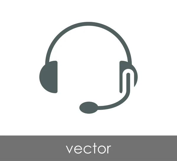 Design do ícone de fones de ouvido —  Vetores de Stock