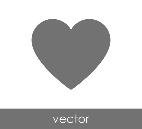 Simple heart icon — Stock Vector