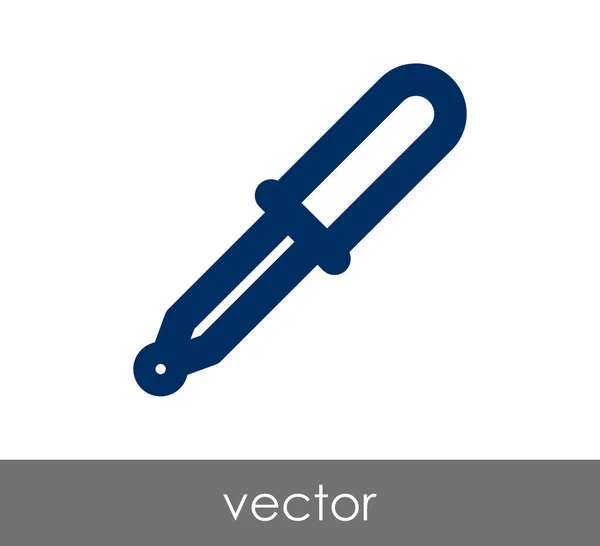 Druppelaar web pictogram — Stockvector