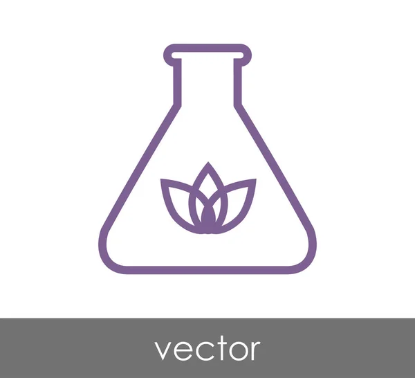 Flacon Icône plate — Image vectorielle