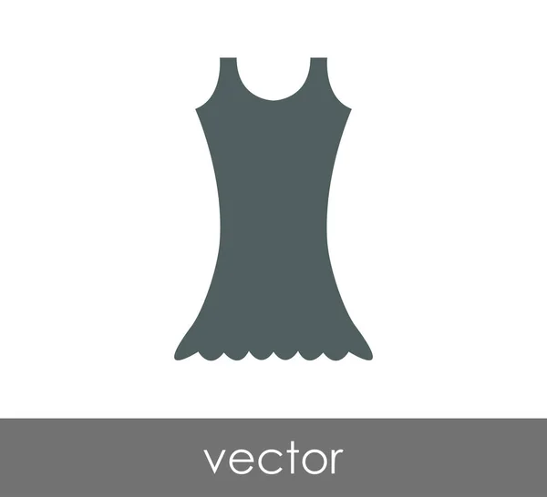 Sukienka tkanina ikona — Wektor stockowy