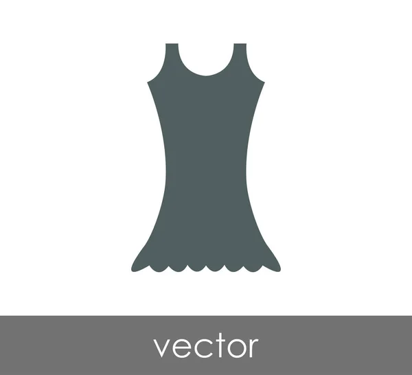 Ícone web vestido — Vetor de Stock