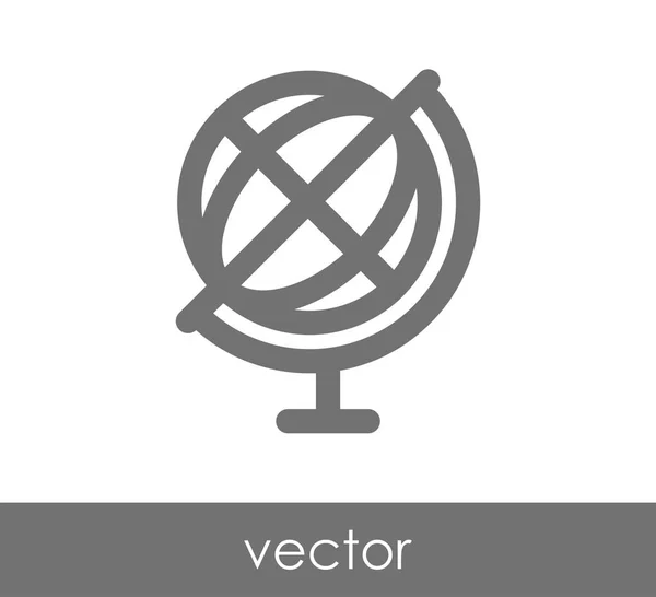 Web-Ikone Erde — Stockvektor