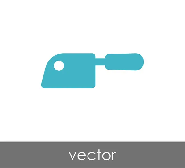 Diseño del icono del cuchillo — Vector de stock