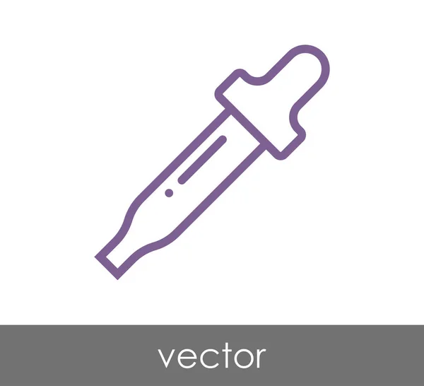 Dropper spindelväv ikonen — Stock vektor