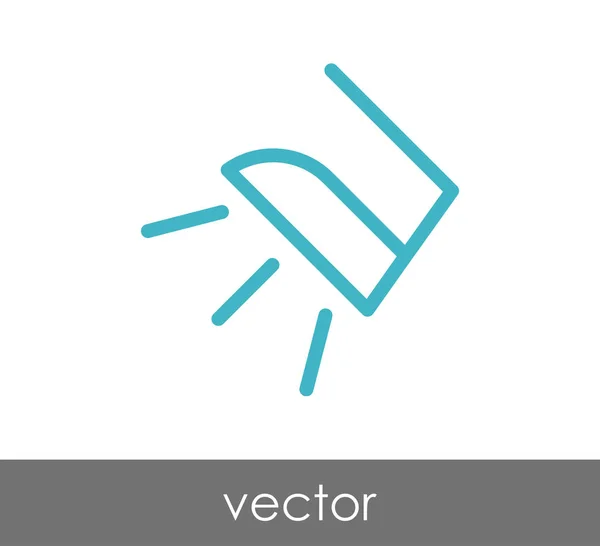 IJzeren pictogram illustratie — Stockvector