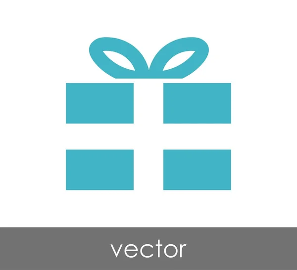 Geschenkbox-Symbol — Stockvektor