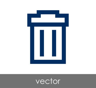 çöp kutusu simgesini