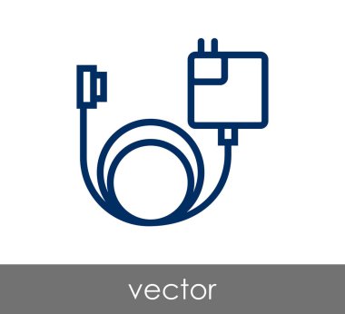 Tasarım şarj cihazı simgesinin