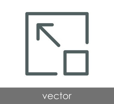 uygulama penceresi simgesini genişletin 