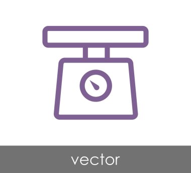 Gıda ölçek simgesi 