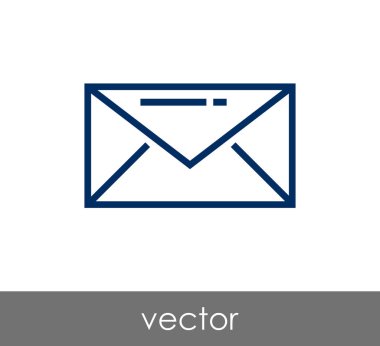 zarf simgesi illüstrasyon 