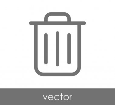 çöp kutusu simgesini