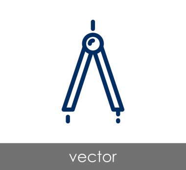 드로잉 나침반 아이콘 