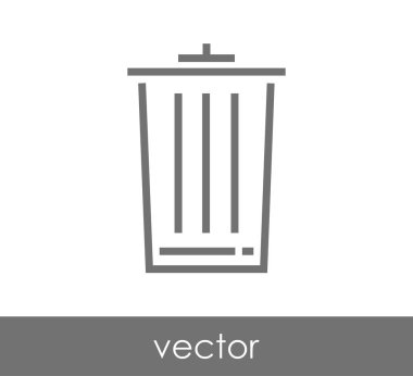 çöp kutusu simgesini