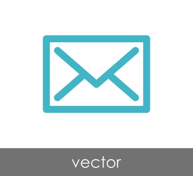 zarf simgesi illüstrasyon 