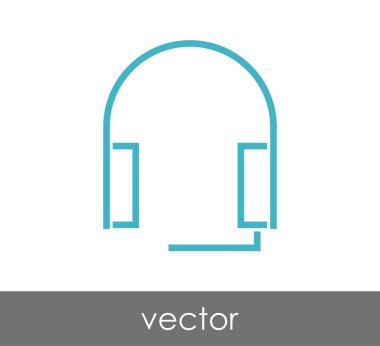 kulaklık basit simgesi