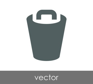 çöp kutusu simgesini