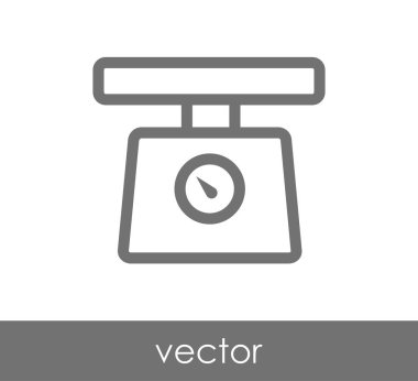 Gıda ölçek simgesi 