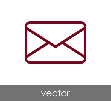 zarf simgesi illüstrasyon 