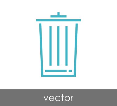 çöp kutusu simgesini