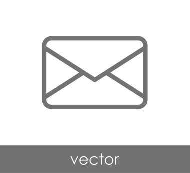 zarf simgesi illüstrasyon 