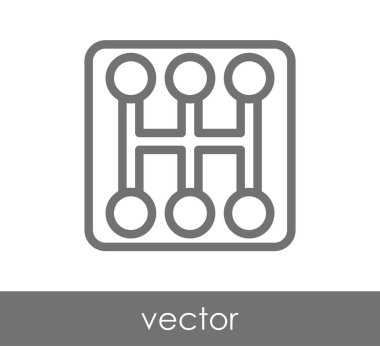 Araba vites kutusu simgesi