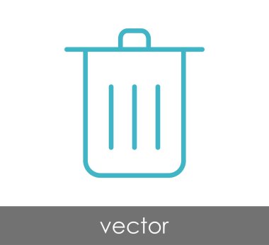 çöp kutusu simgesini