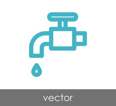 Tasarım musluk simgesinin 