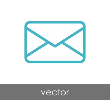 zarf simgesi illüstrasyon 