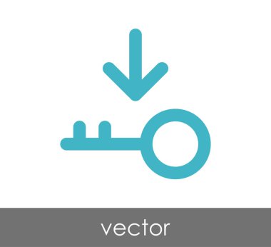 Anahtar ikonu tasarımı