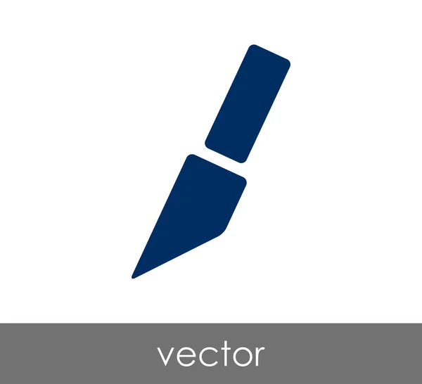 Design dell'icona del coltello — Vettoriale Stock