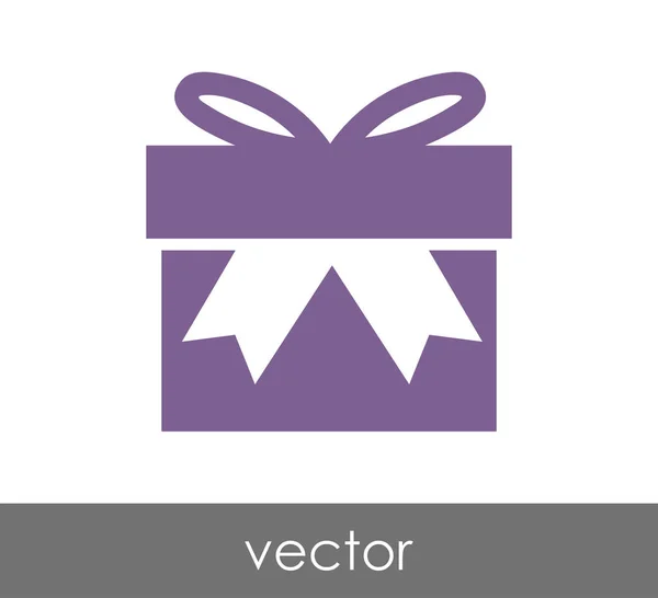 Gift box icon — Stock Vector