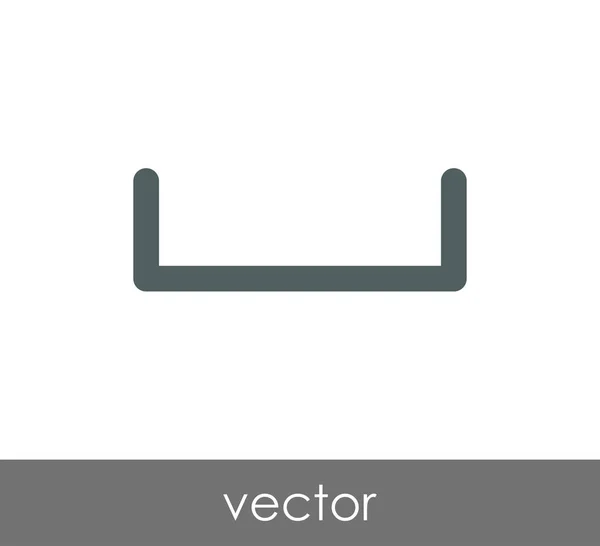 Icono de archivo ilustración — Vector de stock