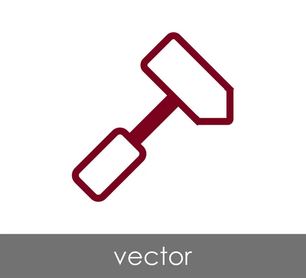 Icono de martillo de subasta — Vector de stock